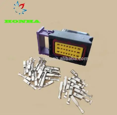 

50pcs/lot DJ7242-1.5 2.8-21 automotive 24 pin way ECU electrical female wire harness connector