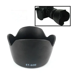 Flower Petal Lens Hood Replace ET-60II ET60II for Canon 55-250 75-300 f/4-5.6 90-300 mm f/4.5-5.6 ET60 II ET-60 II