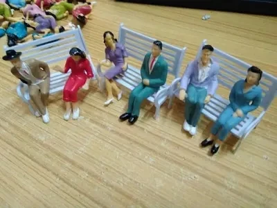 

Сидящая Модель поезда, фигуры пассажиров, в масштабе 1:75