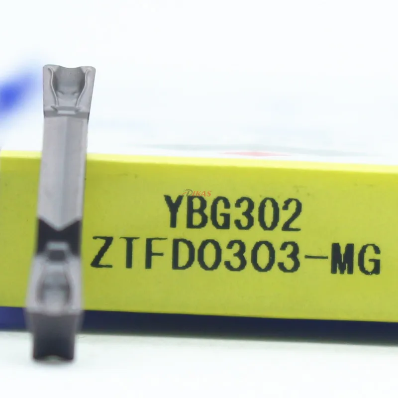 شحن مجاني ZTFD0303 ملغ YBG302 الحز كربيد تحول إدراج تحول أداة CNC أداة عدة المخرطة مخرطة القاطع