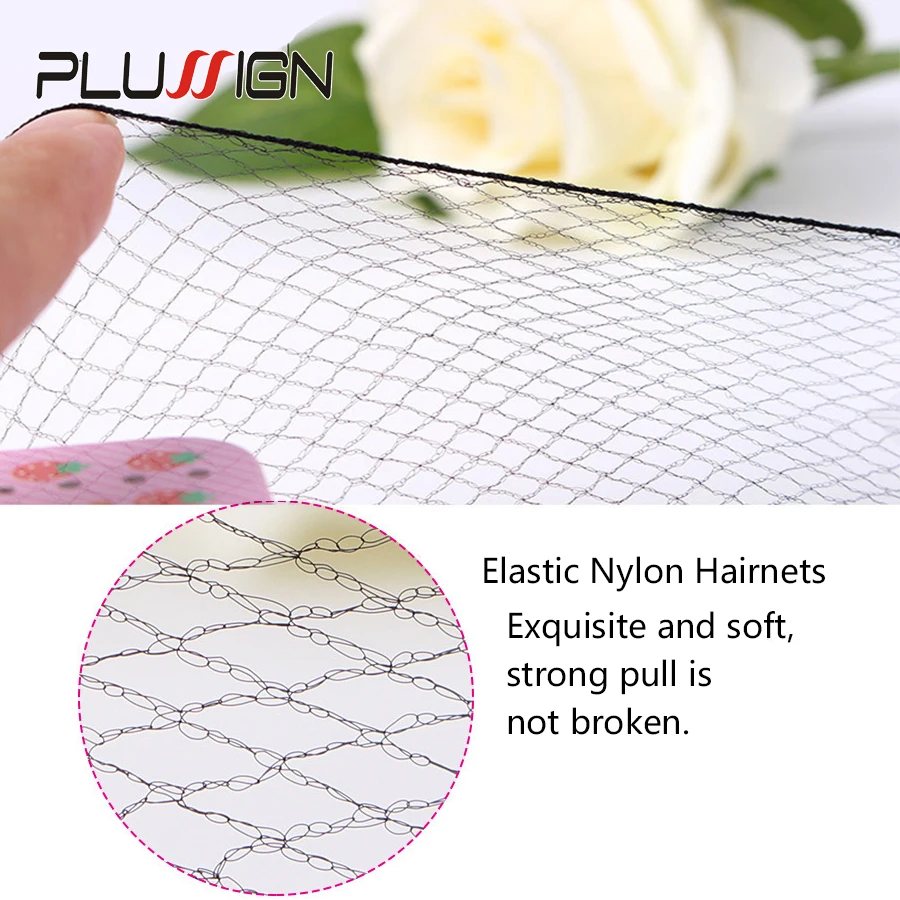 20 Pcs Nylon Hair Net for Weave Extensions