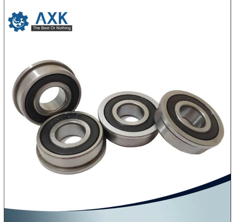 

MF84-2RS Bearing 4x8x3mm ( 10 PCS ) ABEC-1 Miniature Flanged MF84RS Ball Bearings LF-840DD