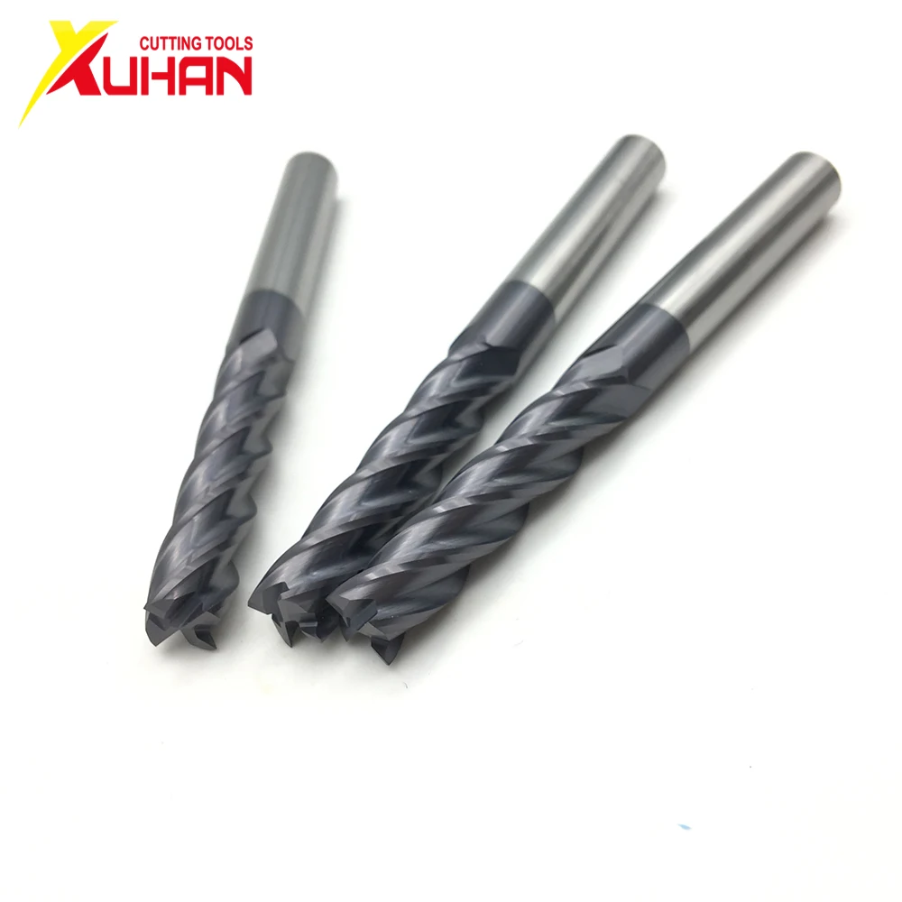 4 Sáo Φ10.0 * 10D * 100L HRC50 CNC Công Cụ Máy Chắc Chắn Carbide Endmill Thép Vonfram Dao Phay Cấp Cối Xay cuttering Dụng Cụ Endmill