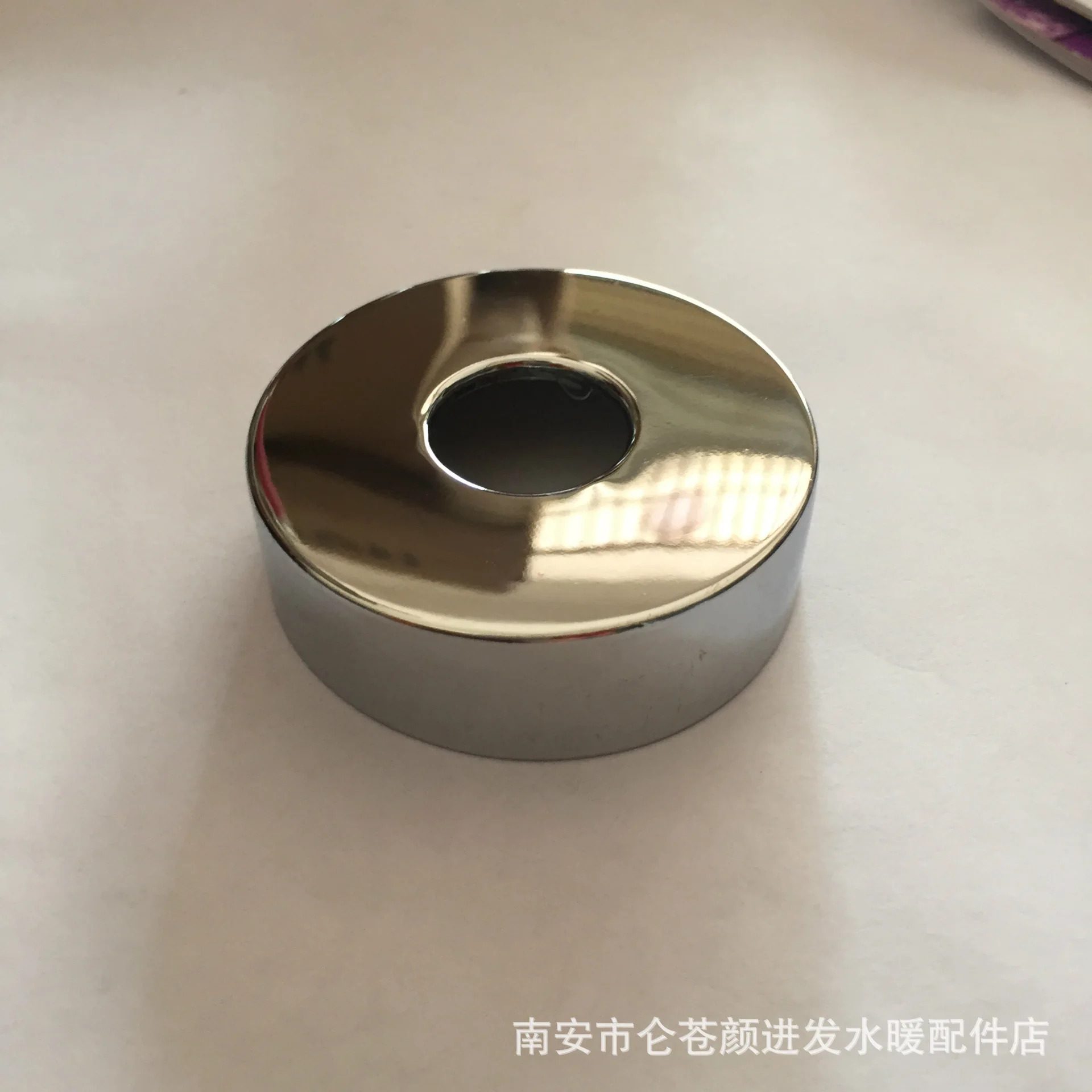 4/8=20mm Stainless steel cover 201 polished plating heightened 18mm cylindrical faucet angle valve decorative cover kitchen wall