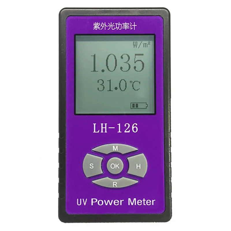 UV power Meter detector Barrier rate tester Solar Films UV Light transmittance test, Chinese and English interface option