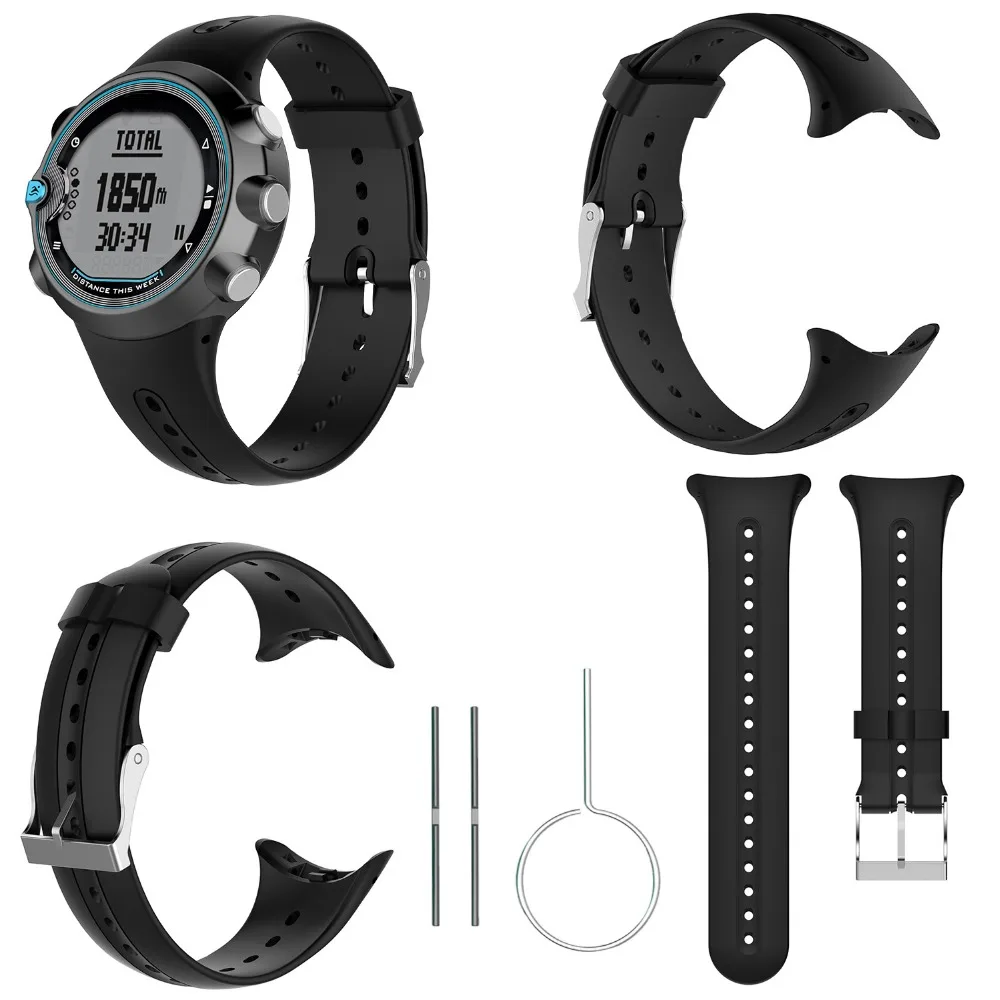 Thay Thế Dây Đeo Đồng Hồ Silicone Ban Nhạc Dây Đeo Tay Dành Cho Garmin Bơi Thể Thao Với Dụng Cụ Dễ Dàng Lắp Đặt