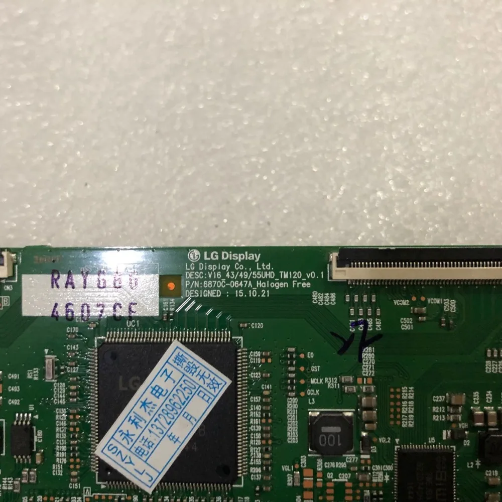 لوحة منطقية szylaj ، لوحة منطقية ، أصلية ، 6870c-647a ، v1643 ، 49 ، 55 ، uhdtm1200.1 ، متوفرة بالمخزون