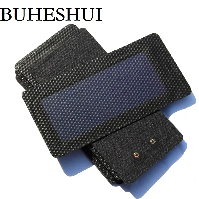 BUHESHUI 0.3W 1.5V Flexible Solar Cells Amorphous Silicon Can Foldable Very Slim Solar Panel Education Kits 2pcs Free Shipping