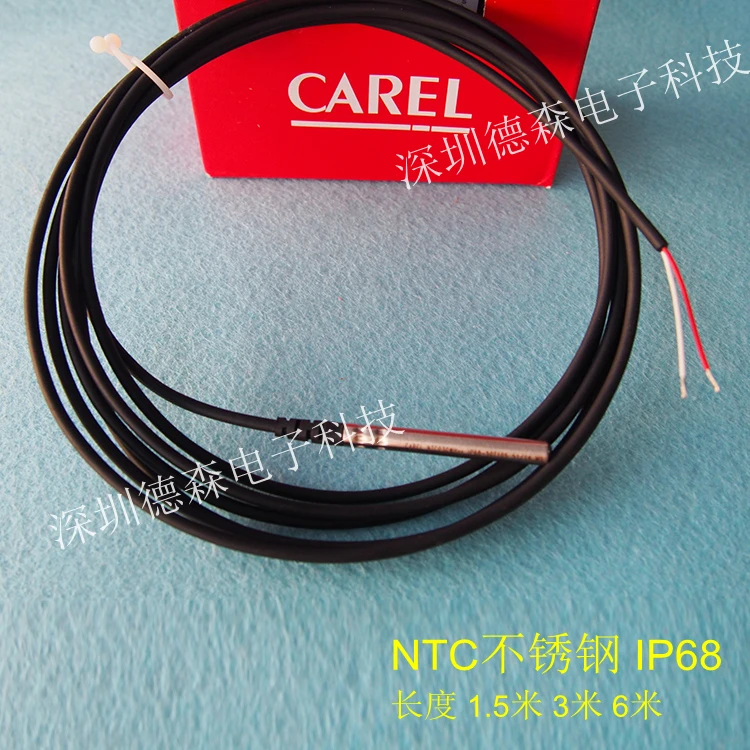 

Длина 12 м NTC120WP00 | Оригинальный датчик температуры CAREL, зонд, линия температуры IP68, переключатель NTC120WH01 из нержавеющей стали