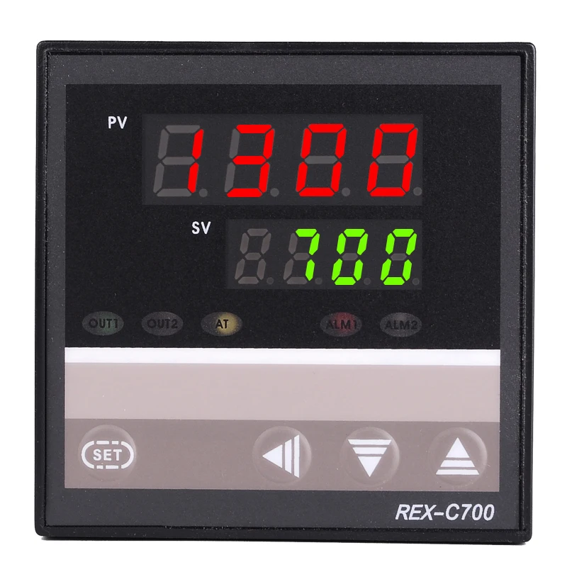 NEW 1PCS AC 220V Oven Temperature Controller RKC REX-C700 Thermocouple/PT100 Input Relay Output 72*72mm