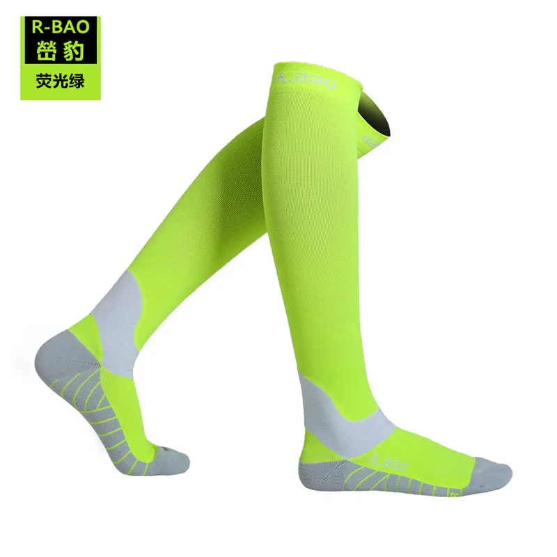 RB7707 R-Bao Men/Women Professional Compression Running Stockings High-quality Marathon Sports Socks Quick-Dry Bicycle Socks