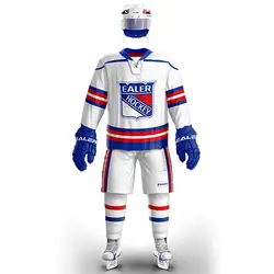 Han Duck free shipping Rangers ice practice hockey jerseys With Printing Han Duck Logo in stock customized E035