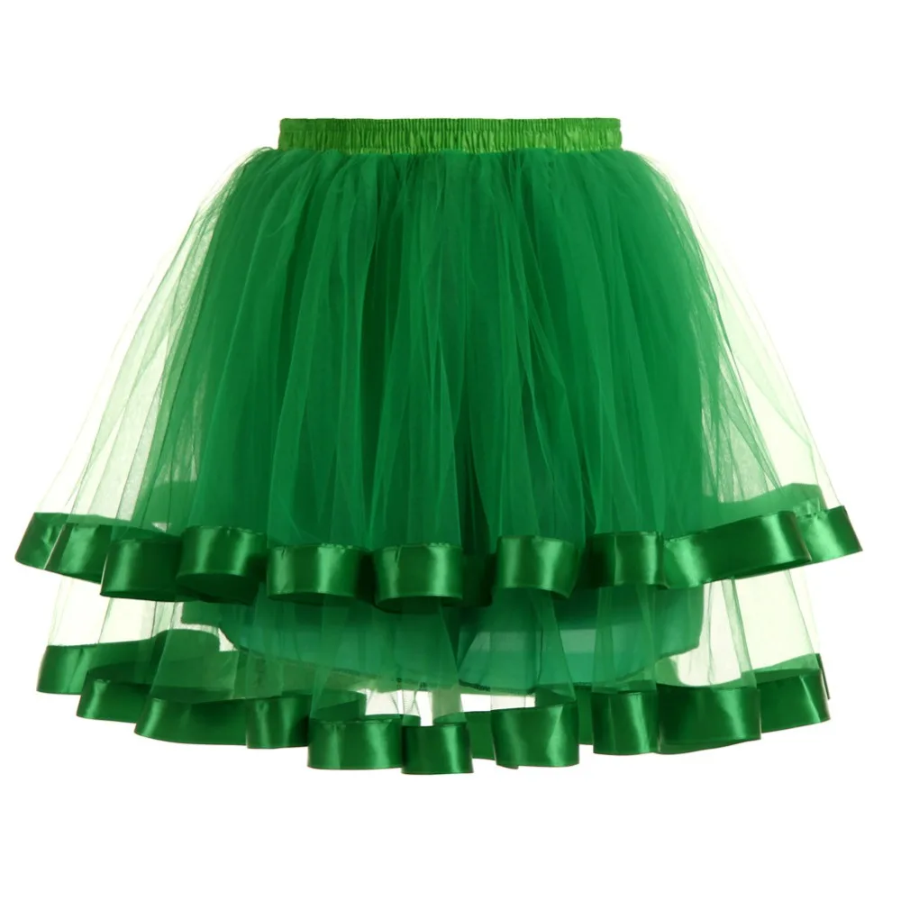 2018 Nova Primavera Verão Mulheres Curto Mini Saia Da Menina Para O Casamento Nupcial Da Dama de Honra Tulle Saia de Tule Tutu Lolita Sa