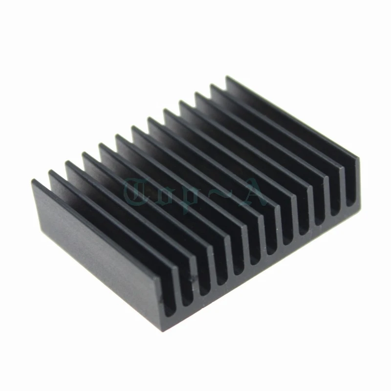 Gdstime 10pcs 40mm x 32mm x 10mm Aluminum Heatsink Black Heat Sink Radiator 40x32x10mm