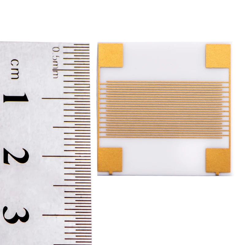 межцифровой электродный датчик, гребчатый электрод пальцевого типа, печатная плата, оксид алюминия, керамическая тонкопленочная схема DPC Cu2.0