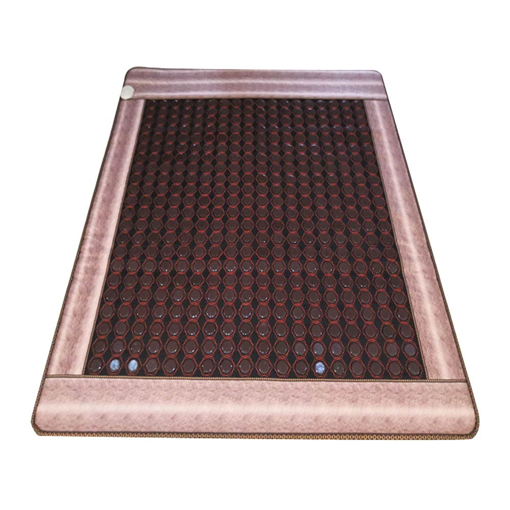 POP RELAX Mixed tourmaline jade infrared heating magnetic therapy flat mat Mattres Germanium/tourmaline stone physiotherapy pad