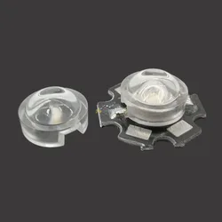 20pcs 13mm Mini LED Lens 15 30 45 60 90 100 Degree for IR CCTV LED PCB Convex Lenses With Holder 1W 3W 3W High Power Led