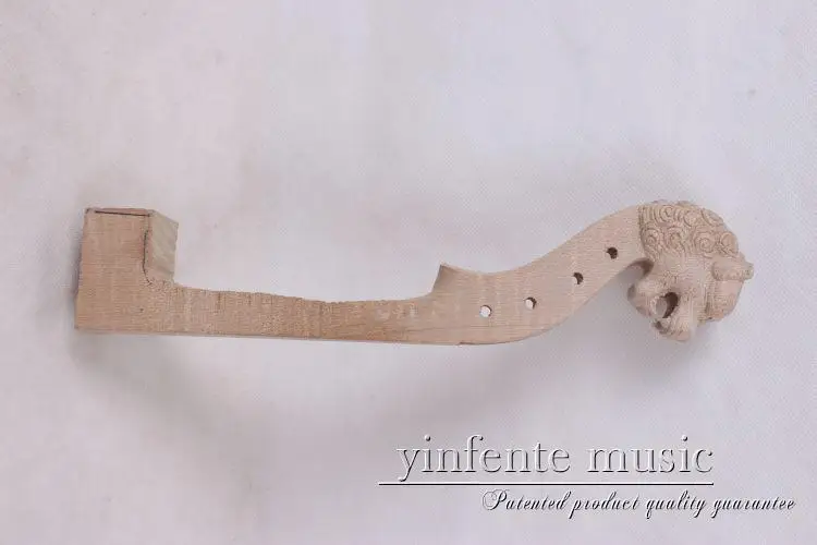 new 4/4 Violin Neck New hand carved white 1 pcs 1-2#