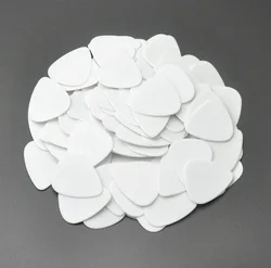 100pcs Heavy 1mm 351 Delrin Guitar Picks Plectrums White