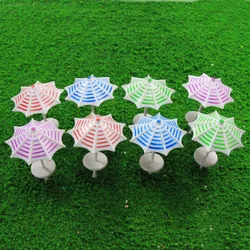 16pcs Model Railway Sun Umbrella Parasol 1:50-1:200 O OO TT N Z Scale Garden Sea Beach TYS13 Plastic Model Umbrella