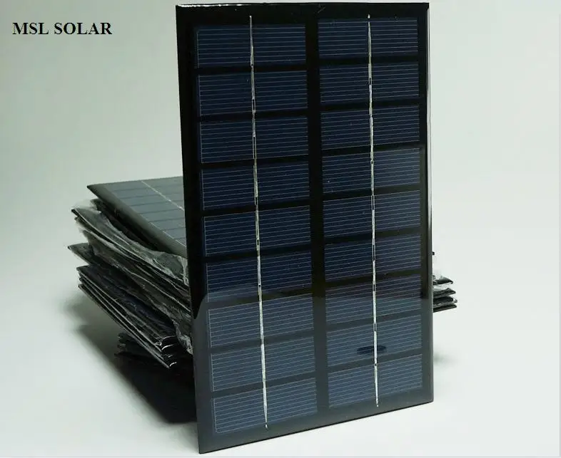 Poly Crystalline Silicon Solar Panel 9V 3W High Efficiency For Make Sun Power Power Supply