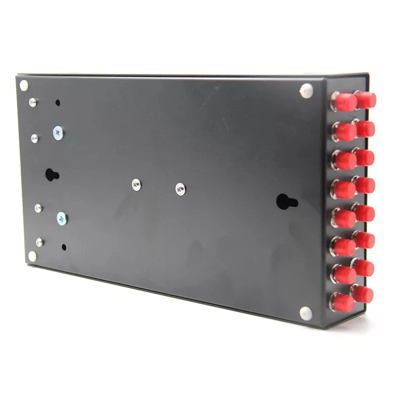 16 core FTTX FTTH terminal box comprende FC codino & adattatore SPCC 16 porte FC in fibra ottica patch panel SM ELINK 1.2 millimetri di spessore