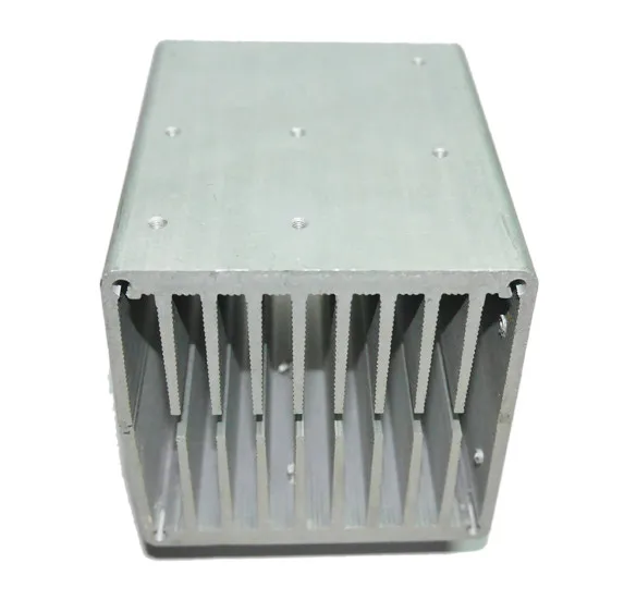 

High quality CPU aluminum heat sink 80*80*80mm electronic aluminum alloy air cooled radiator Can install fan aluminous profile