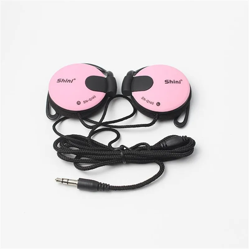 سماعة رأس ستريو رياضية مع خطاف أذن ، 3.5 مللي متر ، للهاتف الخلوي والكمبيوتر ، Mp3 ، لشاومي ، آيفون ، سامسونج