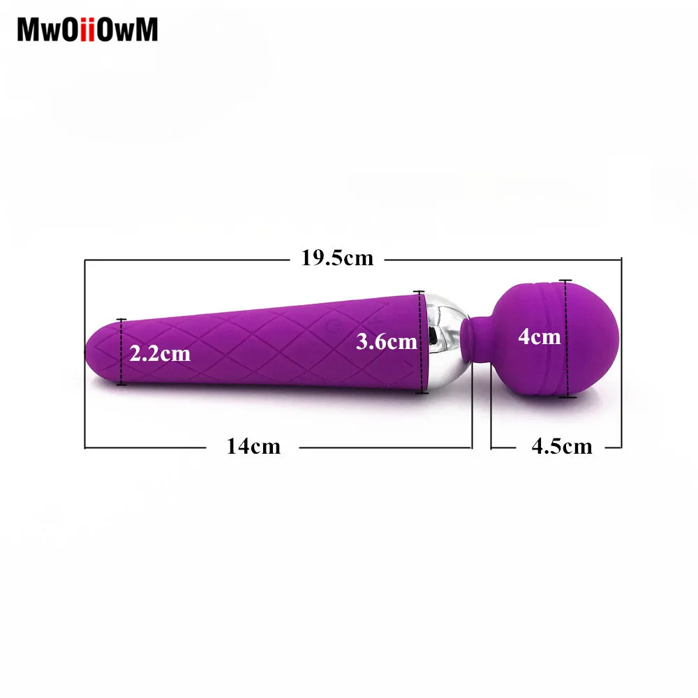 MwOiiOwM USB Rechargeable Microphone G-Spot Vibrators Massager, Waterproof Dual Vibration Sex Toy for Women, Adult Products