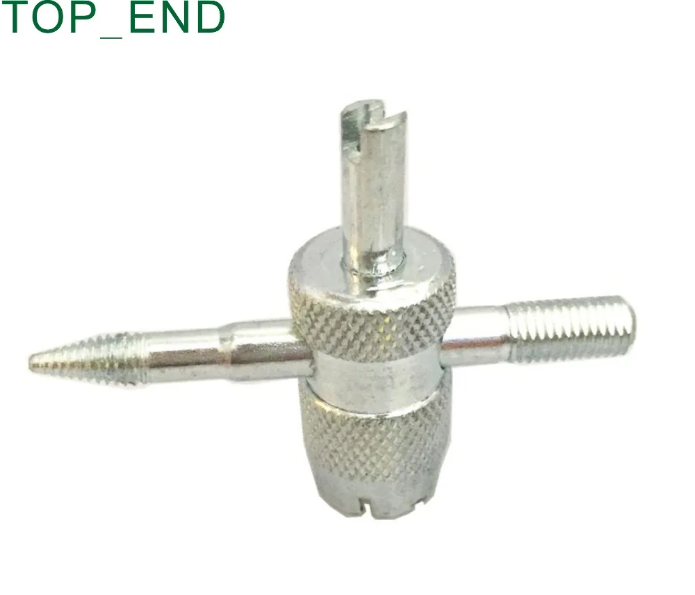 

Professional 4 Way Valve Tool, 4 in 1 Valve Repair Tool, Zinc Plated, 1pc, Free Shipping