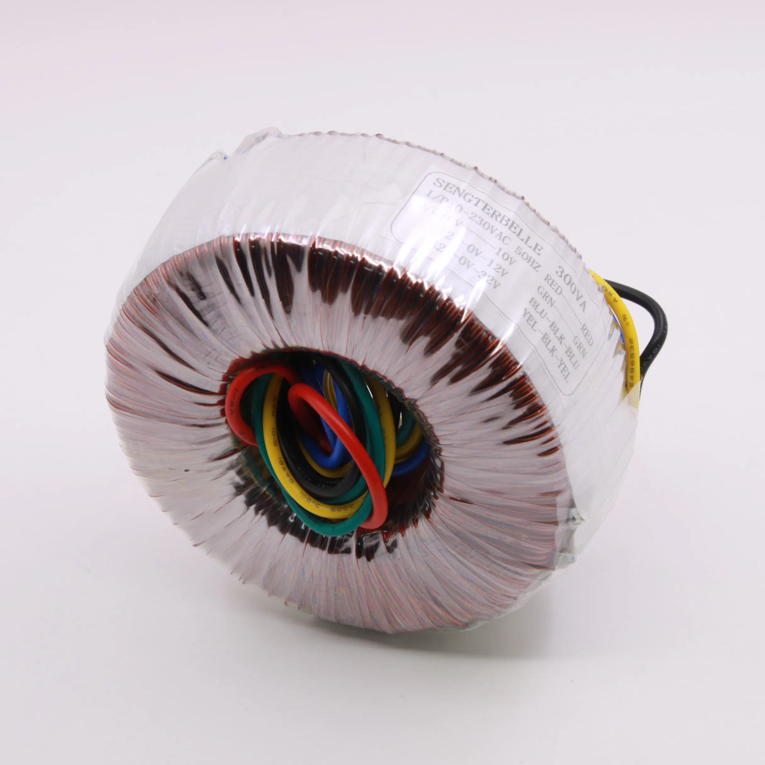 Output Transformator Toroidal Audio DIY 300W: 32V-0-32V, 12V-0V-12V, 0-10V Transformator Daya Tembaga Murni Berkualitas Tinggi