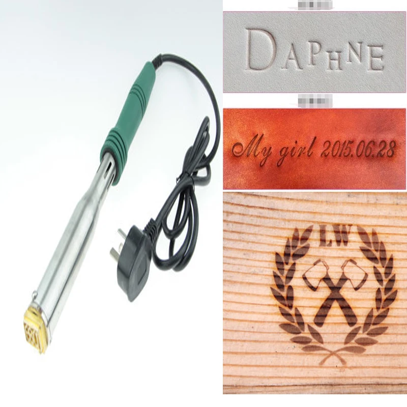 Wood Branding Iron/Heat Embosser/Embossing / Stamping Leather/Logo branding/stamp branding/ electric heater/(220V - 300W)