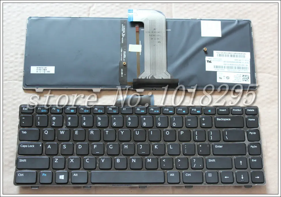 NEW for DELL 15Z INSPRON 5421 3421 14R-2158 N5421 V2421 5523 US Black Keyboard Laptop with backlight