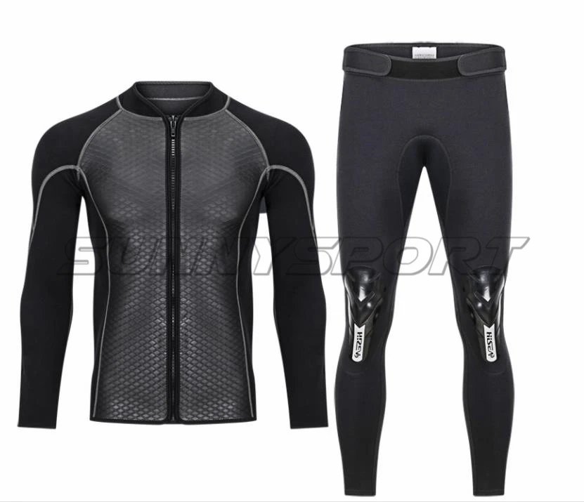 Split diving suit male coat trousers outdoor surf swimming beach sunscreen warm beach clothing 2.5mm