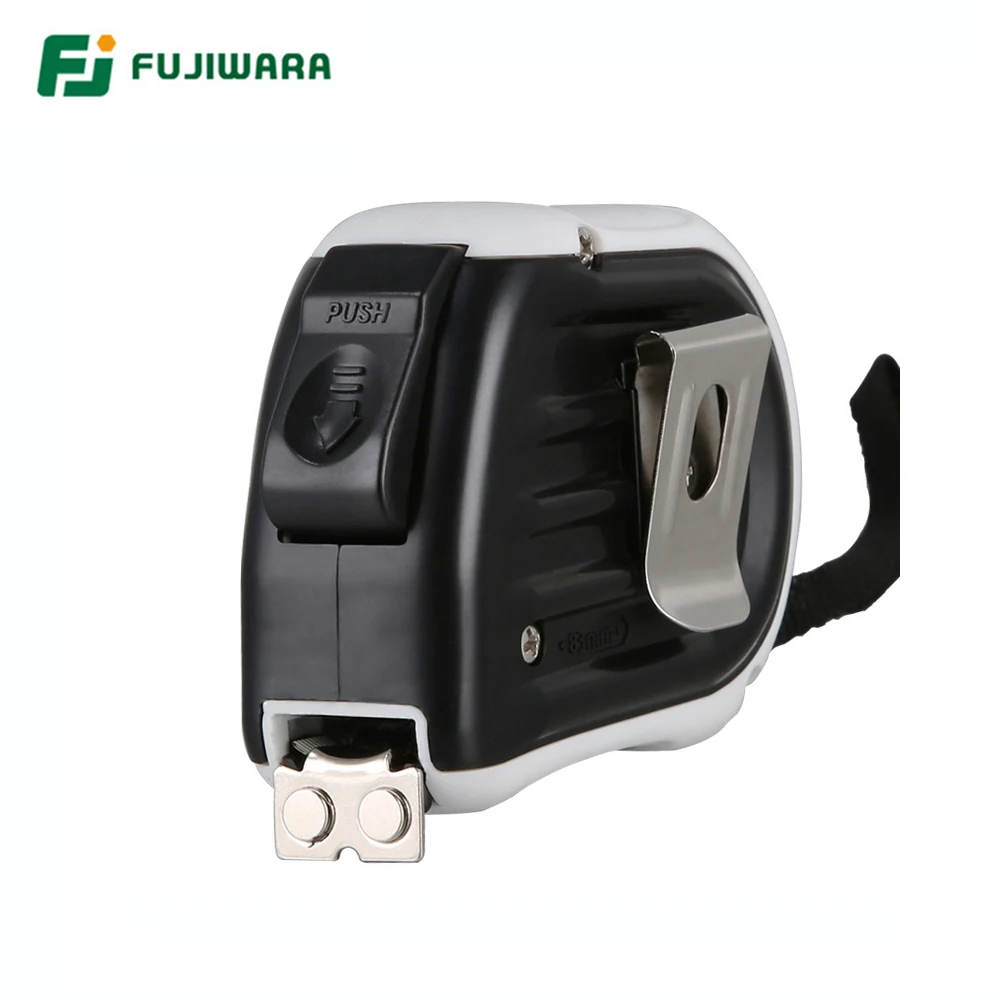 FUJIWARA Woodworking Stainless Steel Tape 5m*19mm Flexible Ruler Retractable Measure Tools