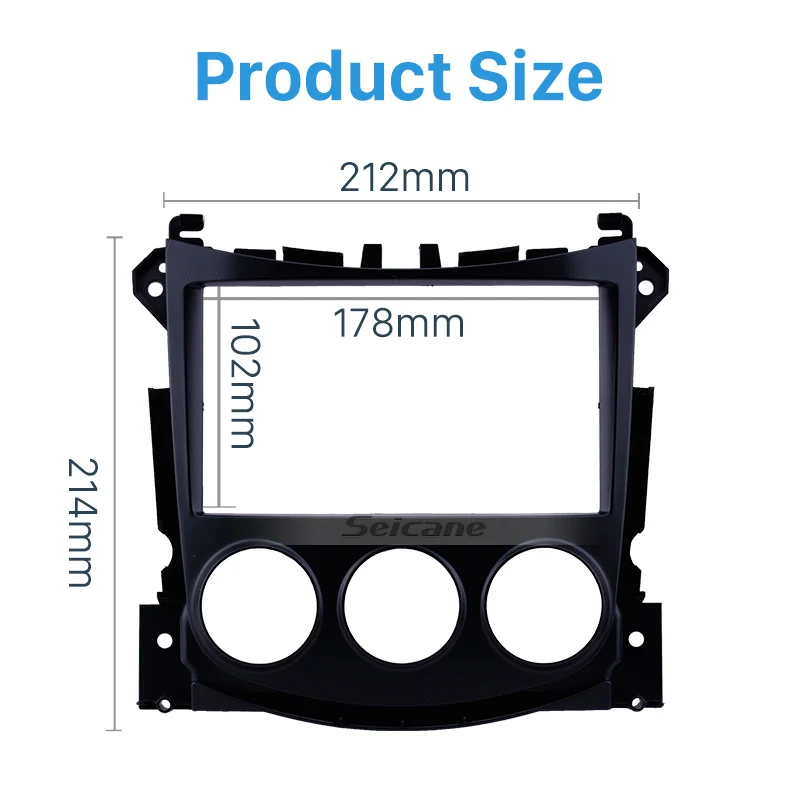 

Seicane двойной Din автомобильный фасциас стерео аудио панель Радио Навигация Рамка Даш Комплект для Nissan 370Z 2009 2010 2011 2012