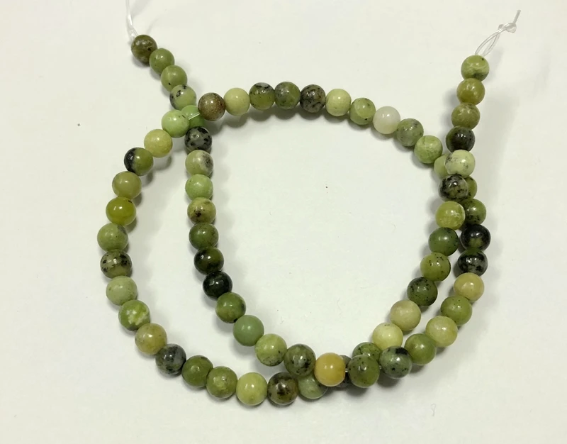 One strand Natural Chrysoprase 6 MM 8MM 10MM 12MM Round Semi Gem stone Jewelry Beads 15.5