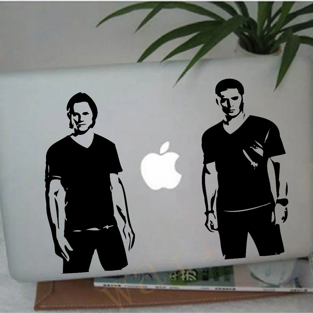 free shipping supernatural wall art decor , supernatural Sam and Dean Winchester vinyl decal stickers