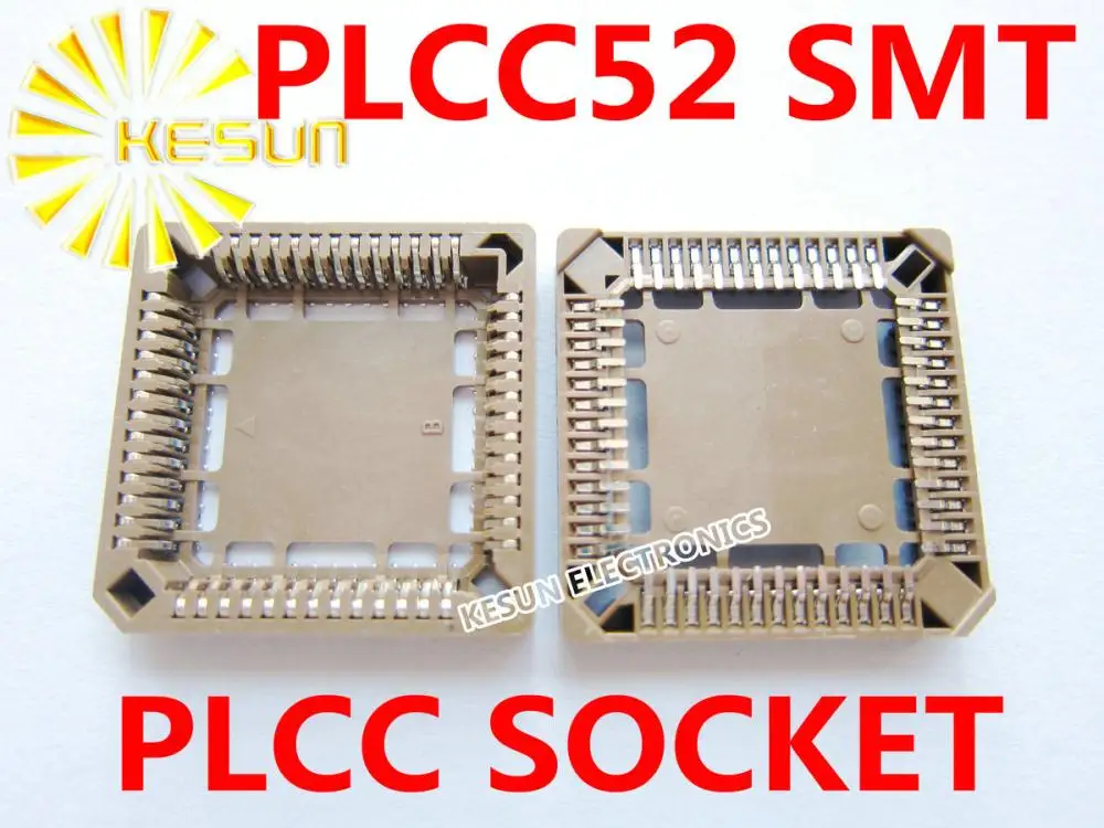 48PCS PLCC52 PLCC 52pins SMT type IC Socket