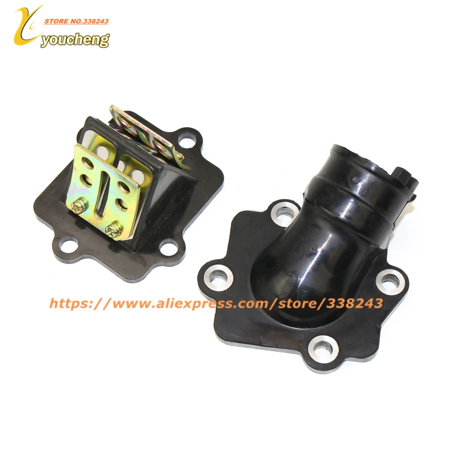 JOG50 XH90 Carburetor Interface QJ50 Intake Pipe JOG90 Pipes Reed Valve Moped Wholesale JQG-JOG50