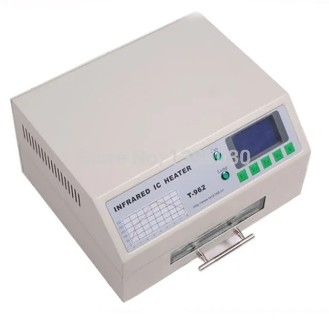 T-962 Reflow Lò Nướng Hồng Ngoại IC Nóng Làm Lại Preheating Ga 800 W 180*235mm T962 Cho BGA SMD SMART TECH làm lại Reflow Lò Nướng Thiết Bị