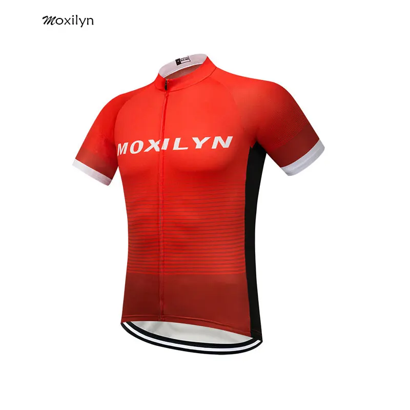 

Moxilyn Cycling Jersey Top Short Sleeve Racing Cycling Clothing Summer Quicky Dry Breathble Ropa Ciclismo MTB Bike Clothing man