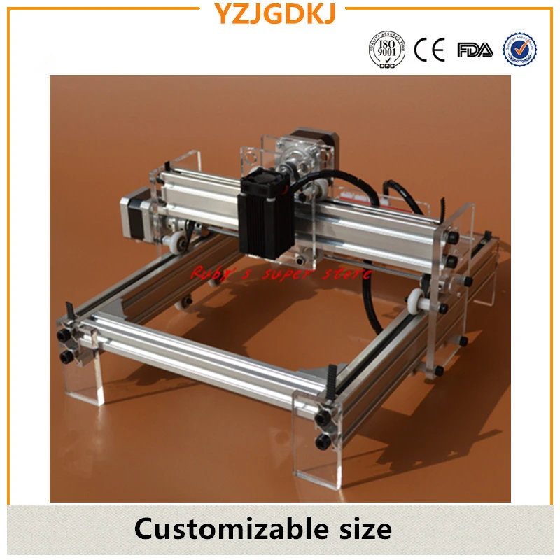 

500 мВт мини лазерный гравер Diy гравировальный станок Режущий плоттер мини главы резной