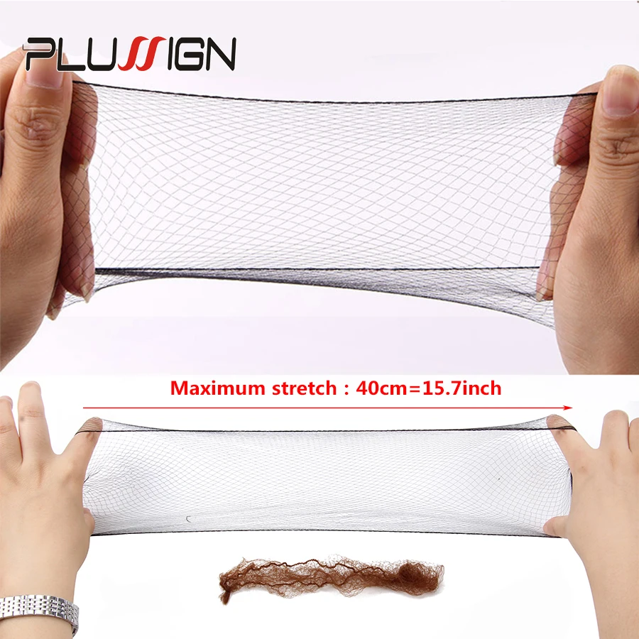 20 Pcs Nylon Hair Net for Weave Extensions