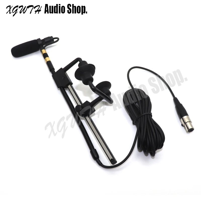 Music Instrument Microphone Condenser Instrument Gooseneck  Microfone for Shure AKG Samson Wireless Stage Performance