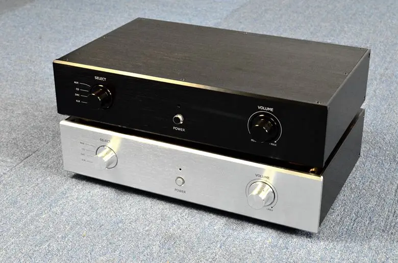 NEW High-grade Aluminum B6010 Preamplifier DIY enclosure amplifier chassis AMP BOX