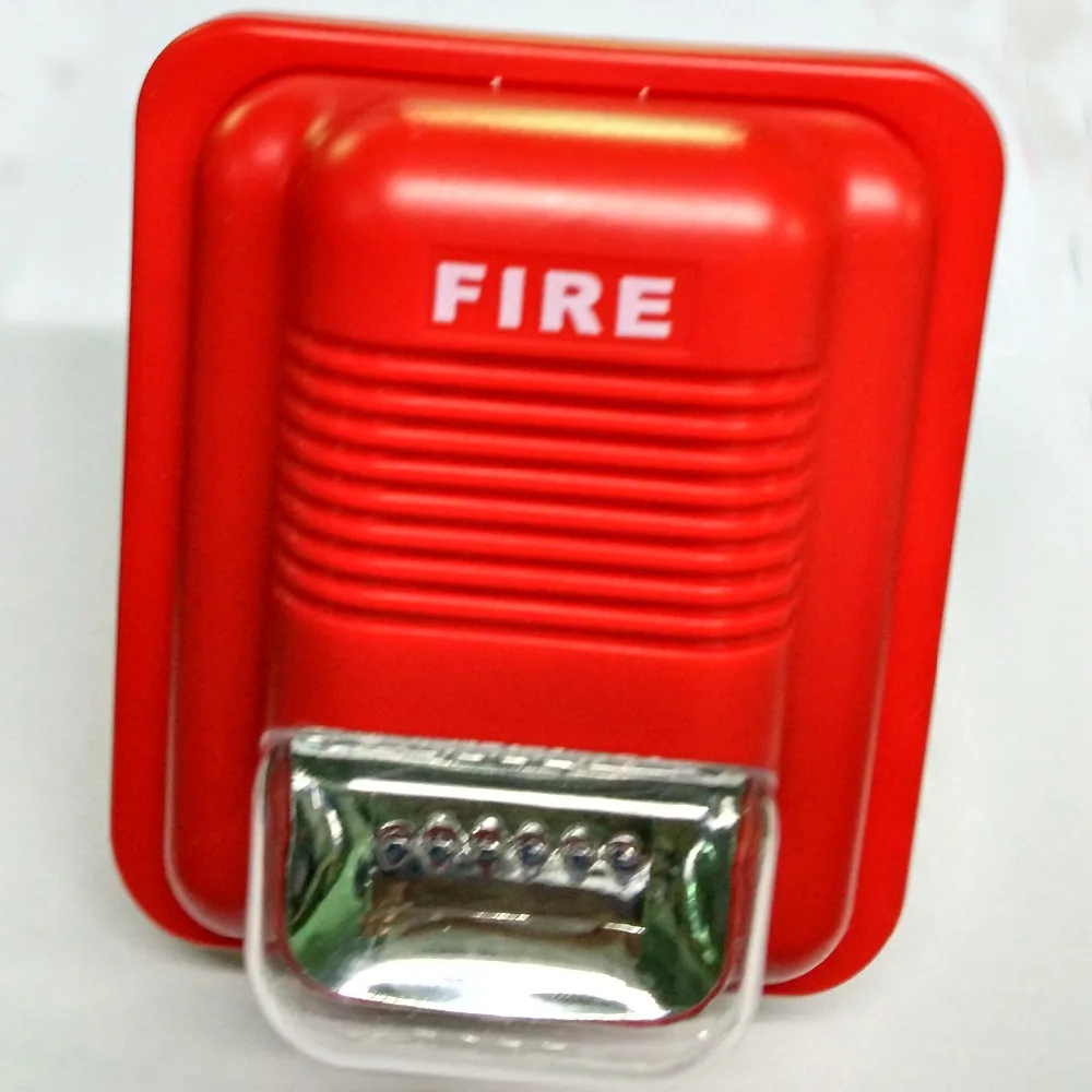 

Fire Alarm Siren 2 wire 24V Sounder Strobe fire horn strobes Sounder Flasher for Conventional Fire Alarm Control System