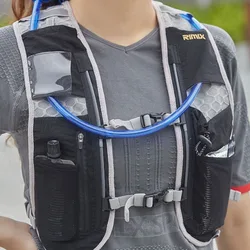 Rimix多機能軽量ランニングハイドレーションバックパックアウトドアハイキングトレイルバッグスポーツベストパックマラソンジョギングクライミング用