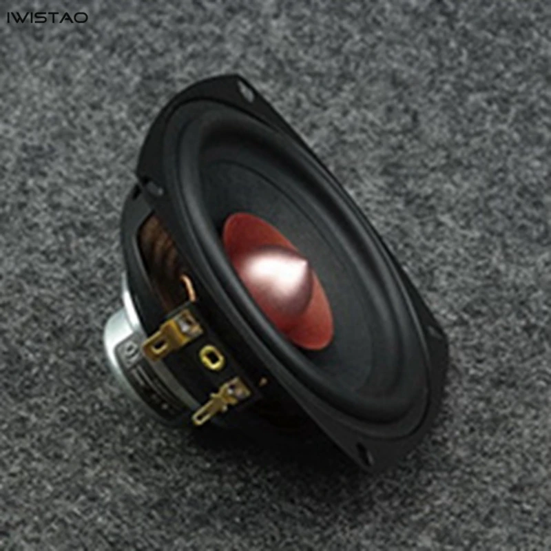 HIFI Full Range Speaker Unit 4 inch NdFeB Strong Magnetic 25W 4/8 ohm 78Hz-19.8Khz 88.5dB (3dB) Double Cone Design