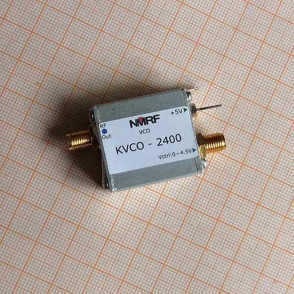 KVCO-2400 2.4 GH RF Microwave Voltage Controlled Oscillator, VCO, Sweep Signal Source, Signal -Generator